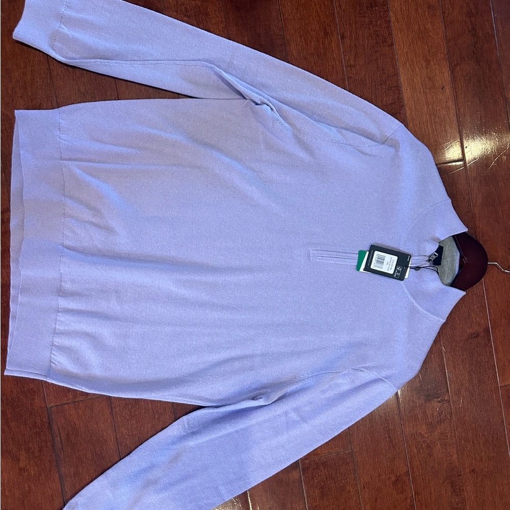 Dunning all season quarter zip sweater - Lavender. NWT